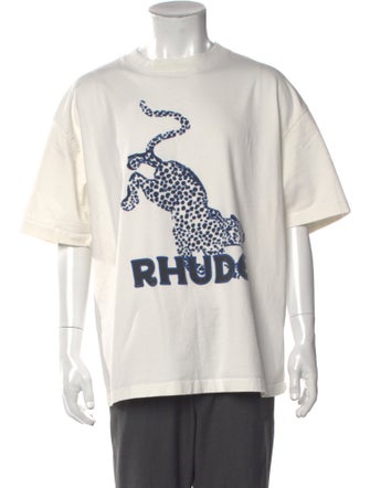 RHUDE Graphic Print Crew Neck T-Shirt
