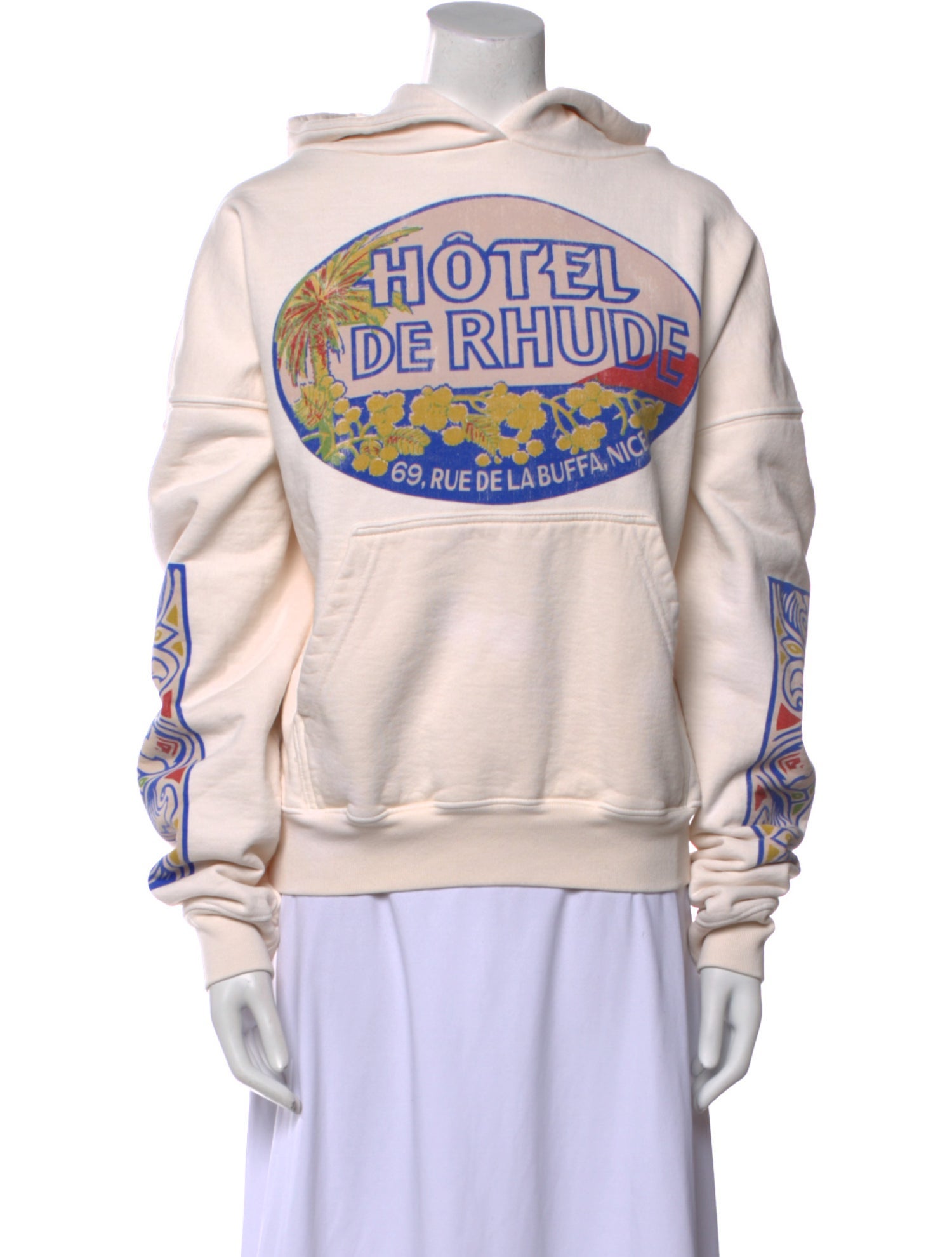 RHUDE Graphic Print Crew Neck Sweatshirt