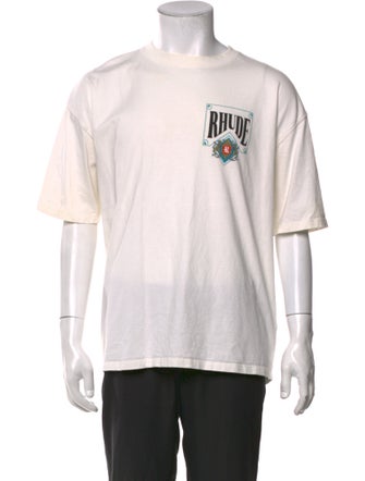 RHUDE Graphic Print Crew Neck T-Shirt