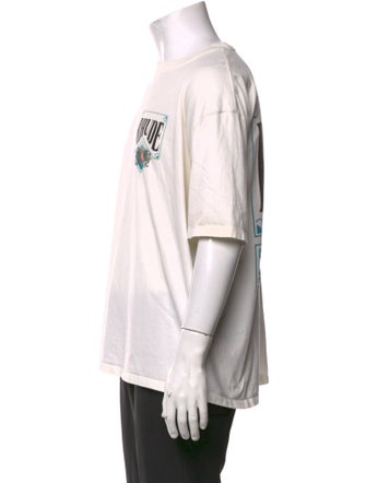 RHUDE Graphic Print Crew Neck T-Shirt