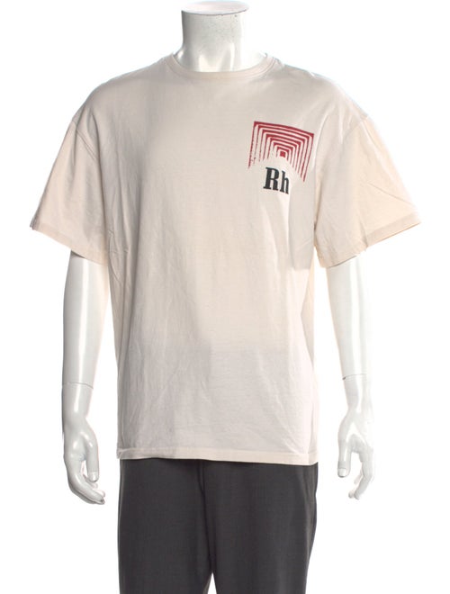RHUDE Graphic Print Crew Neck T-Shirt
