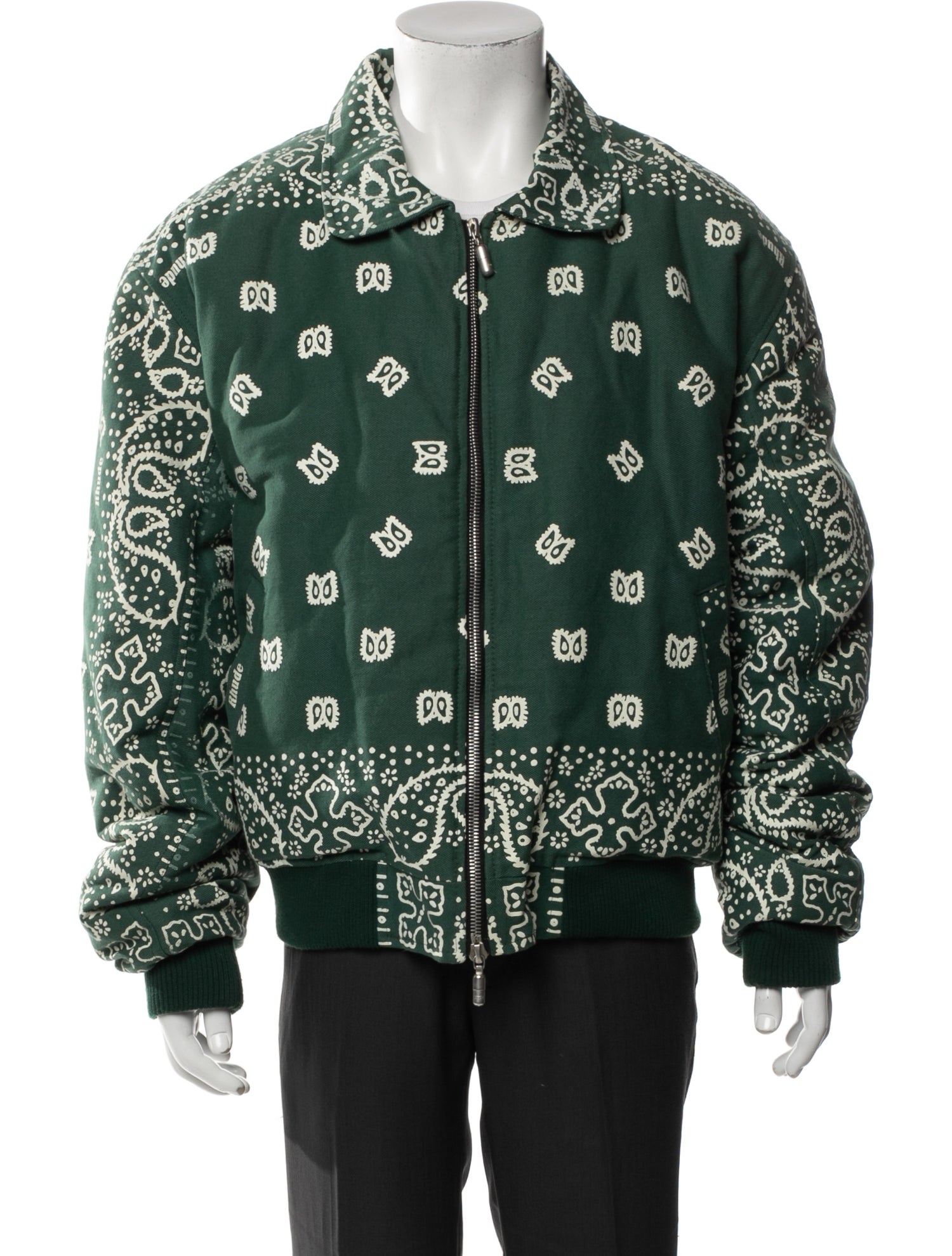RHUDE Paisley Print Trucker Jacket
