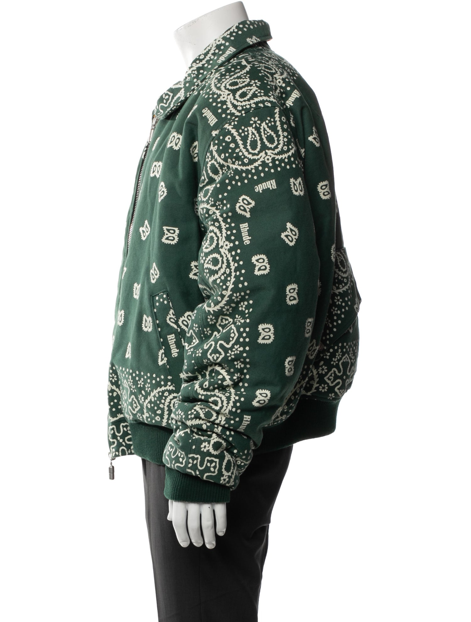 RHUDE Paisley Print Trucker Jacket