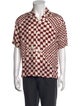 RHUDE Plaid Print Short Sleeve Shirt