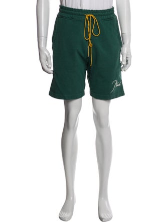 RHUDE Graphic Print Jogger Shorts