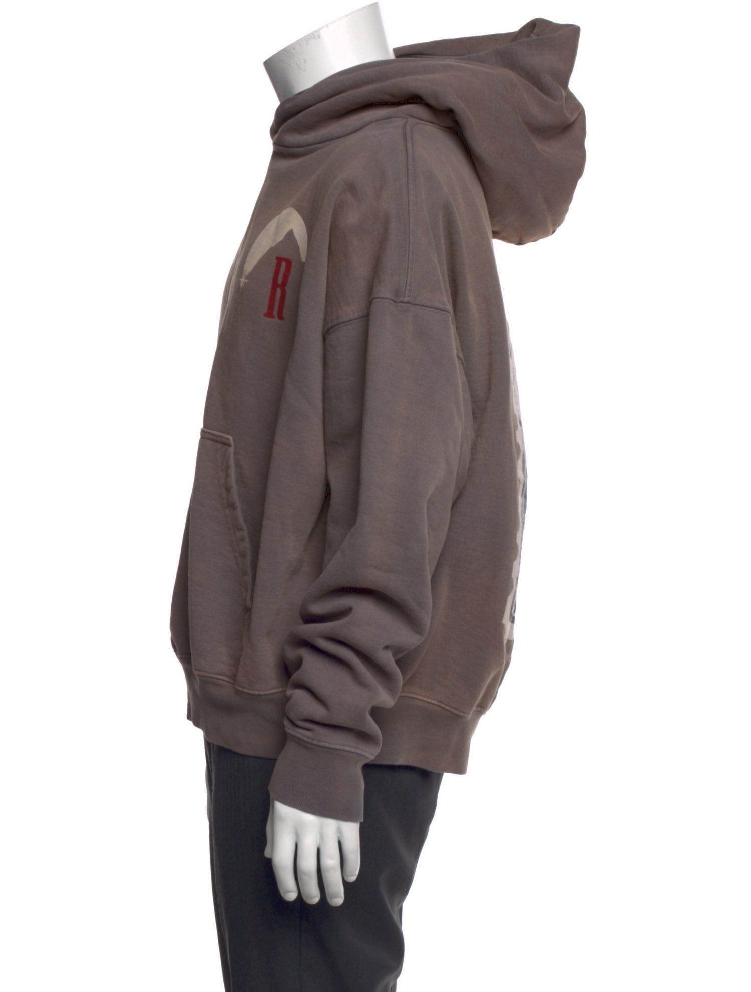 RHUDE Graphic Print Crew Neck Hoodie