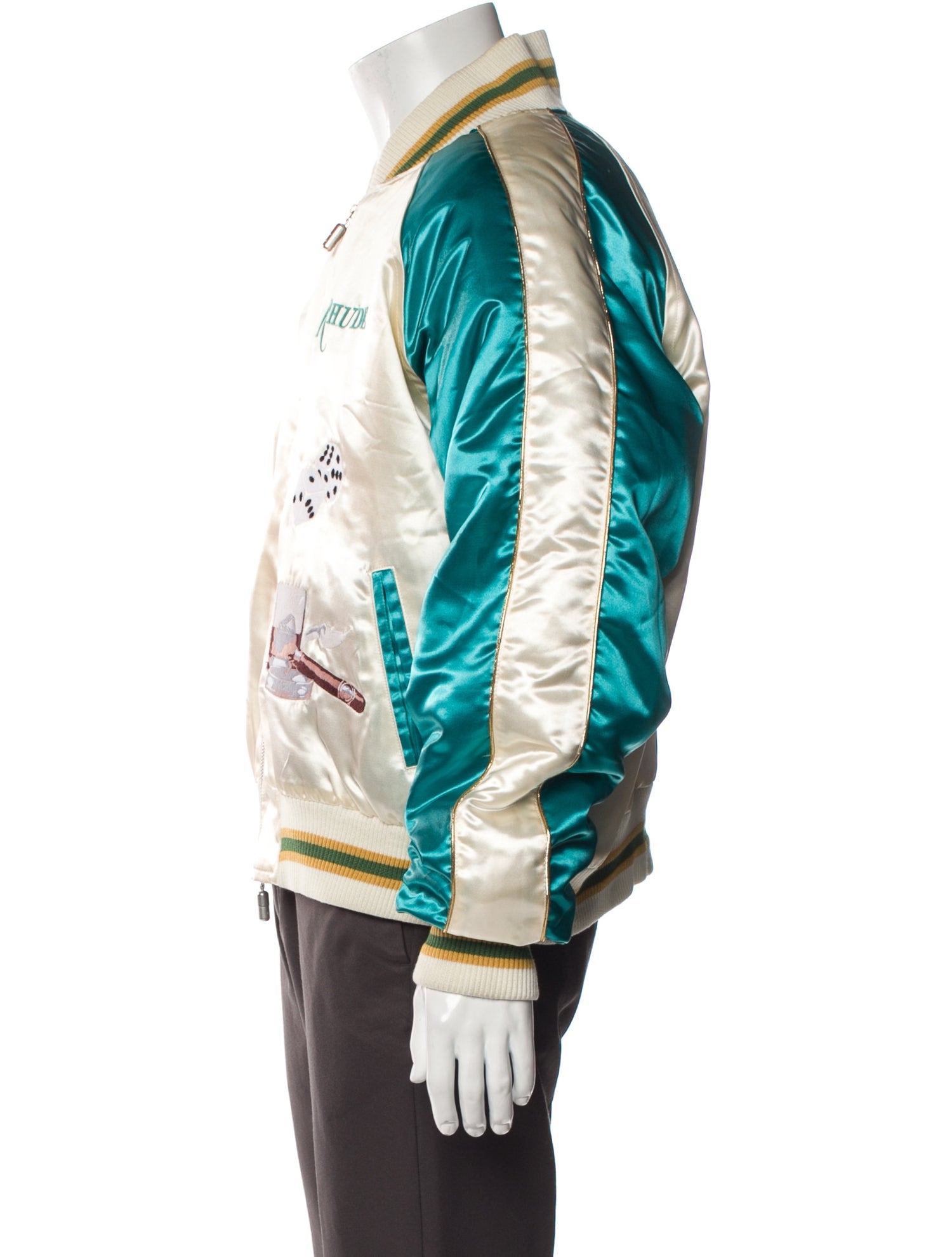 RHUDE Graphic Print Bomber Jacket