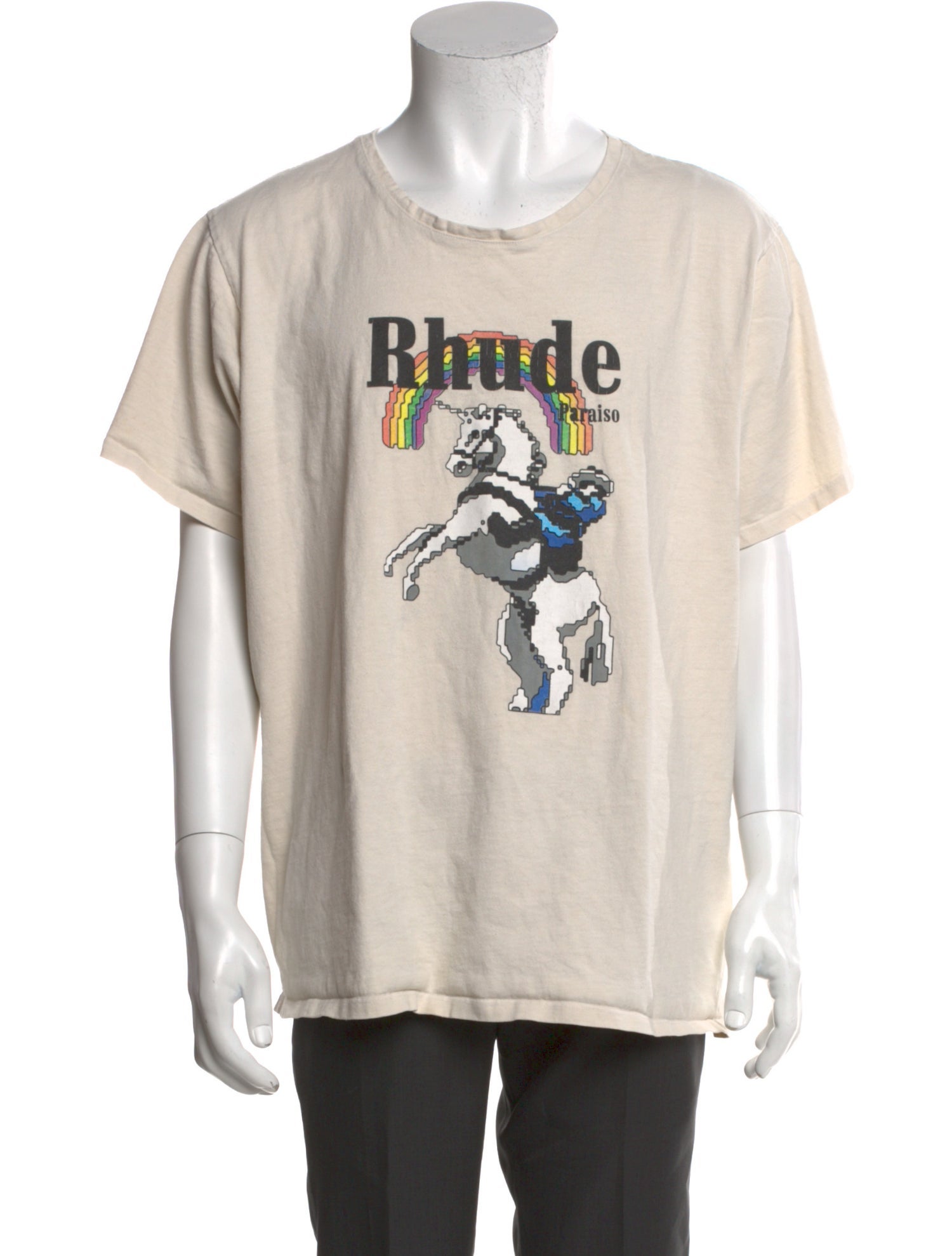 RHUDE Graphic Print Crew Neck T-Shirt