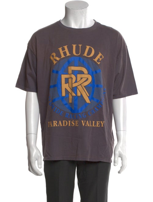 RHUDE Graphic Print Crew Neck T-Shirt