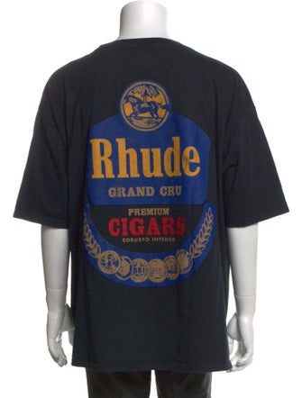 RHUDE Graphic Print Crew Neck T-Shirt