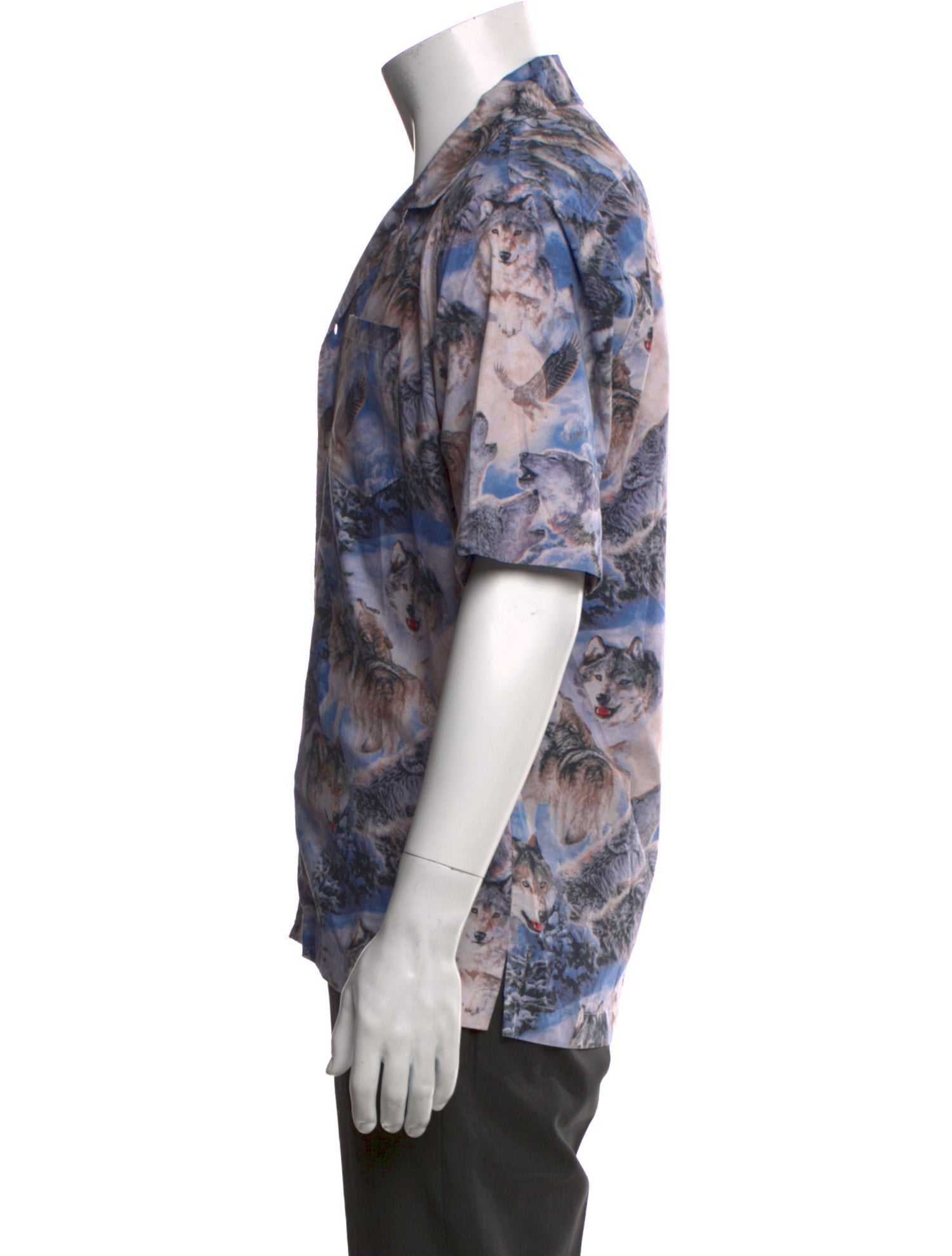 RHUDE Floral Print Short Sleeve Shirt