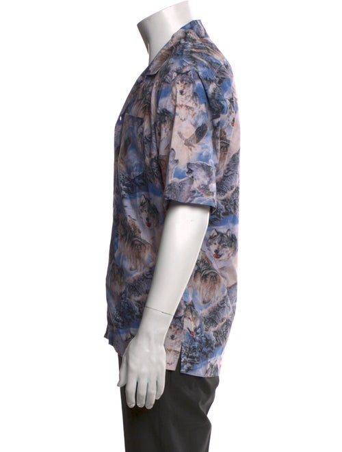 RHUDE Floral Print Short Sleeve Shirt