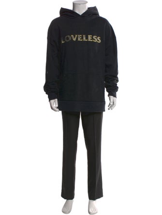 RHUDE Graphic Print Crew Neck Hoodie