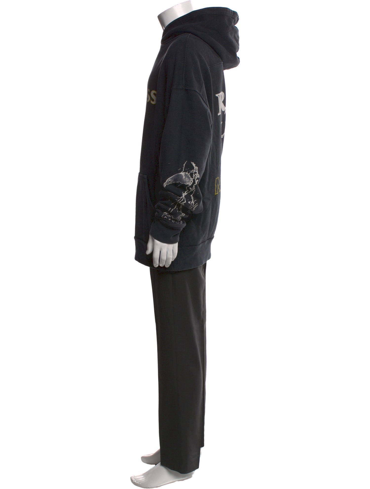 RHUDE Graphic Print Crew Neck Hoodie