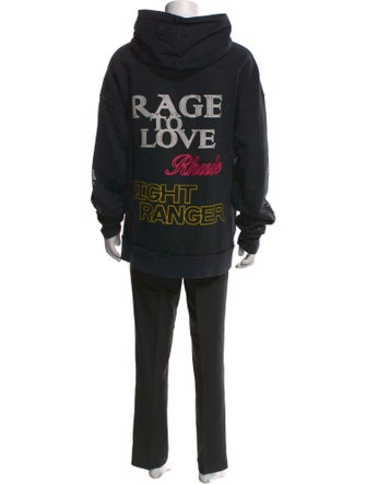 RHUDE Graphic Print Crew Neck Hoodie