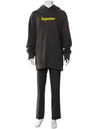 RHUDE Graphic Print Crew Neck Hoodie