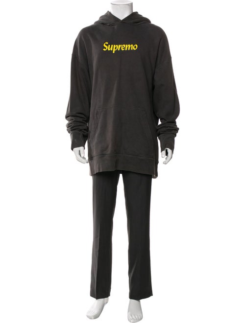 RHUDE Graphic Print Crew Neck Hoodie