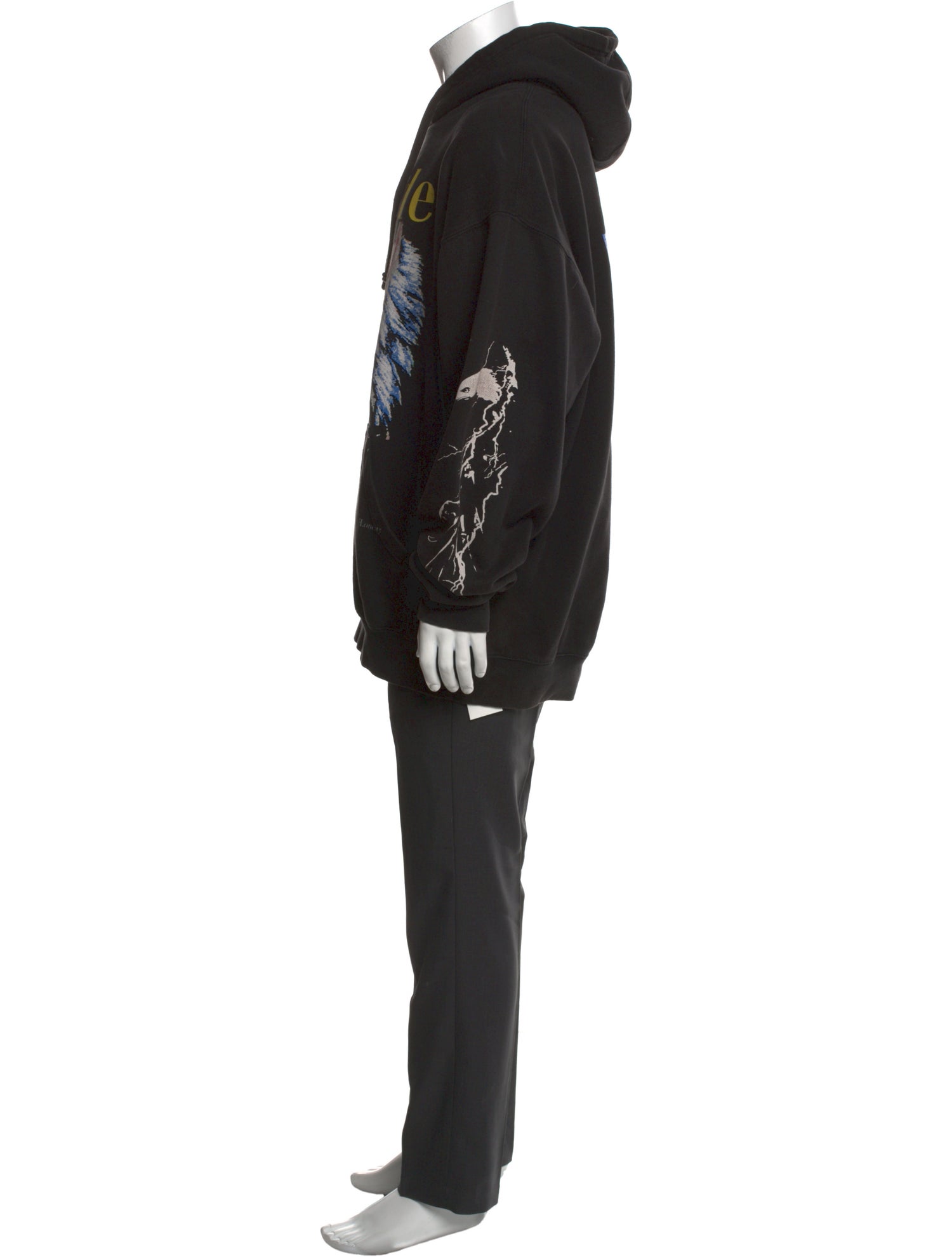 RHUDE Graphic Print Crew Neck Hoodie