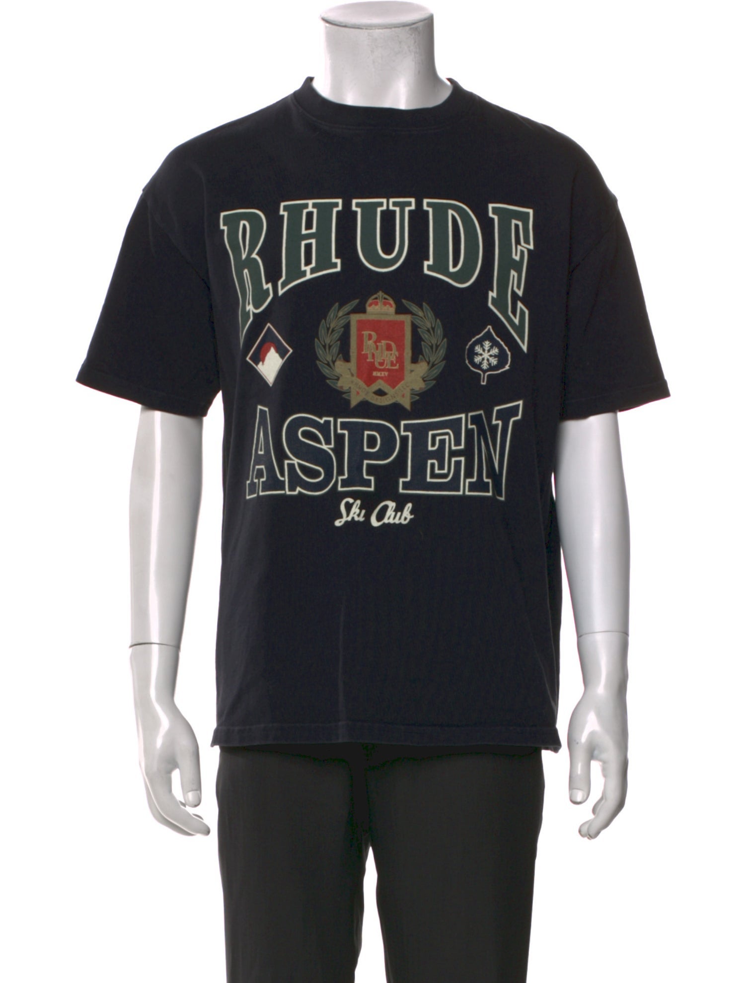 RHUDE Graphic Print Crew Neck T-Shirt