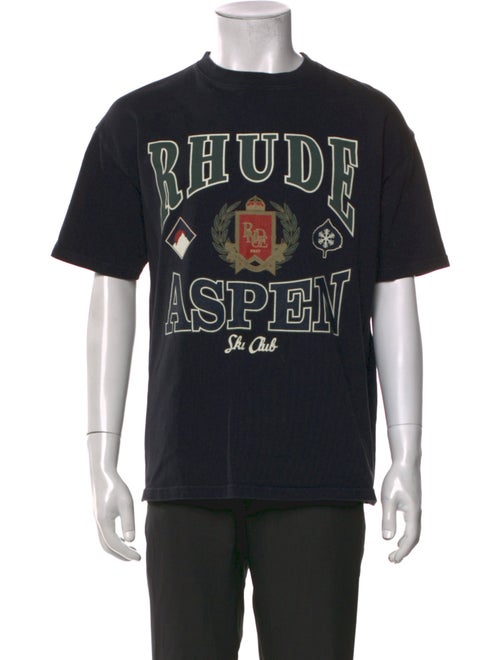 RHUDE Graphic Print Crew Neck T-Shirt