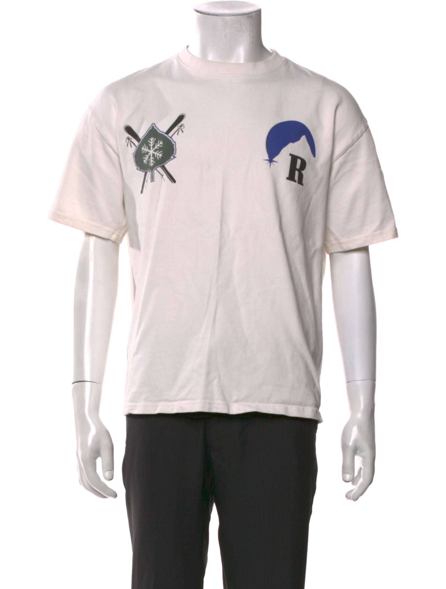 RHUDE Graphic Print Crew Neck T-Shirt