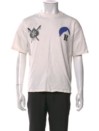 RHUDE Graphic Print Crew Neck T-Shirt