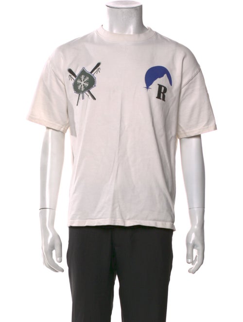 RHUDE Graphic Print Crew Neck T-Shirt