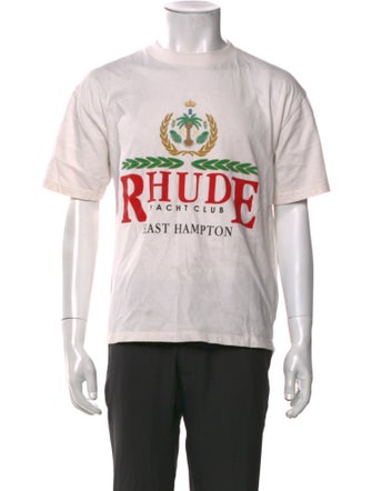 RHUDE Graphic Print Crew Neck T-Shirt
