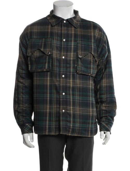 RHUDE Plaid Print Trucker Jacket