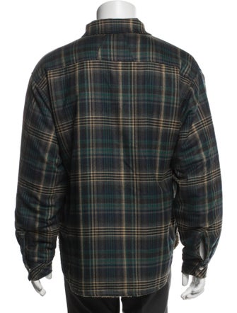 RHUDE Plaid Print Trucker Jacket