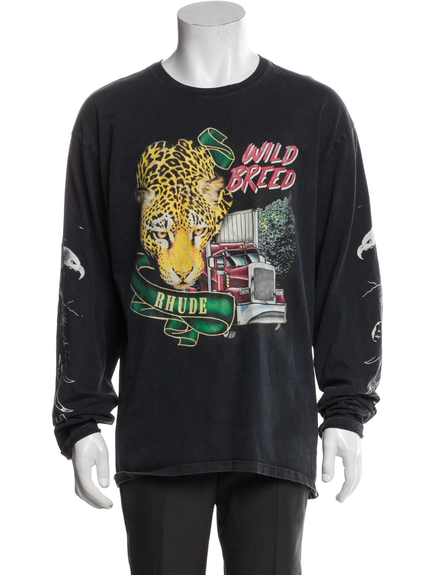 RHUDE Graphic Print Crew Neck T-Shirt