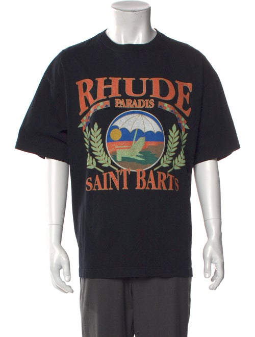 RHUDE Graphic Print Crew Neck T-Shirt