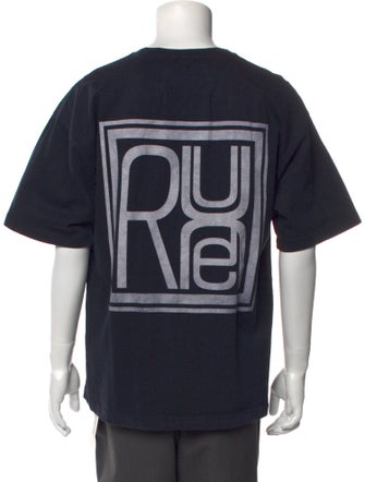 RHUDE Graphic Print Crew Neck T-Shirt
