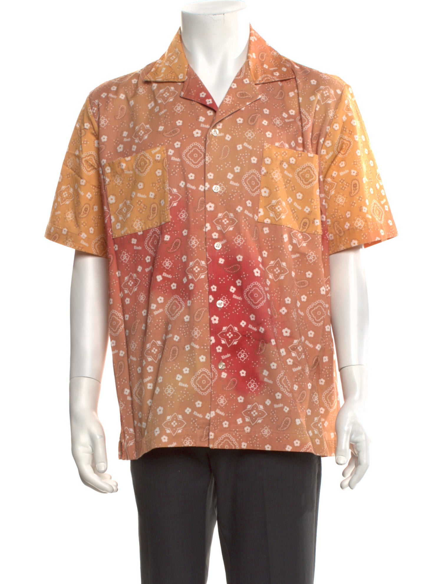 RHUDE Printed Short Sleeve Shirt