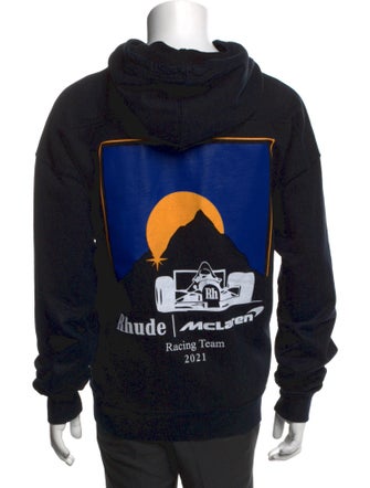 RHUDE Graphic Print Crew Neck Hoodie