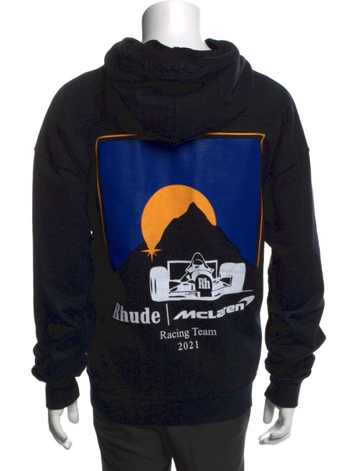 RHUDE Graphic Print Crew Neck Hoodie