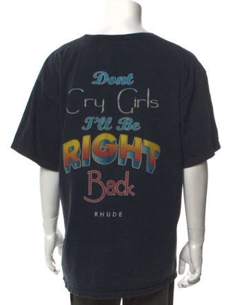 RHUDE Graphic Print Crew Neck T-Shirt