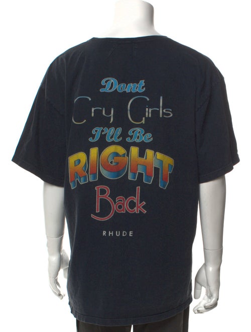 RHUDE Graphic Print Crew Neck T-Shirt