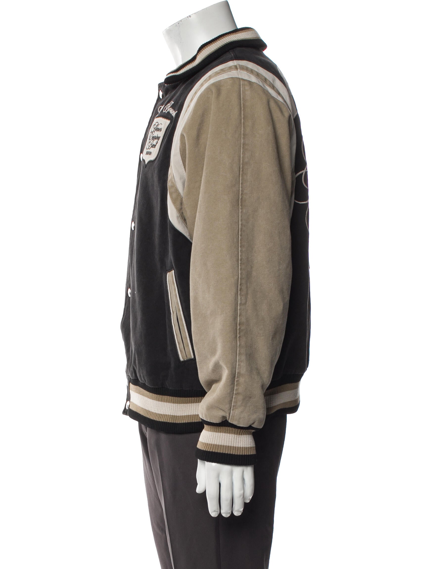 RHUDE Graphic Print Varsity Jacket