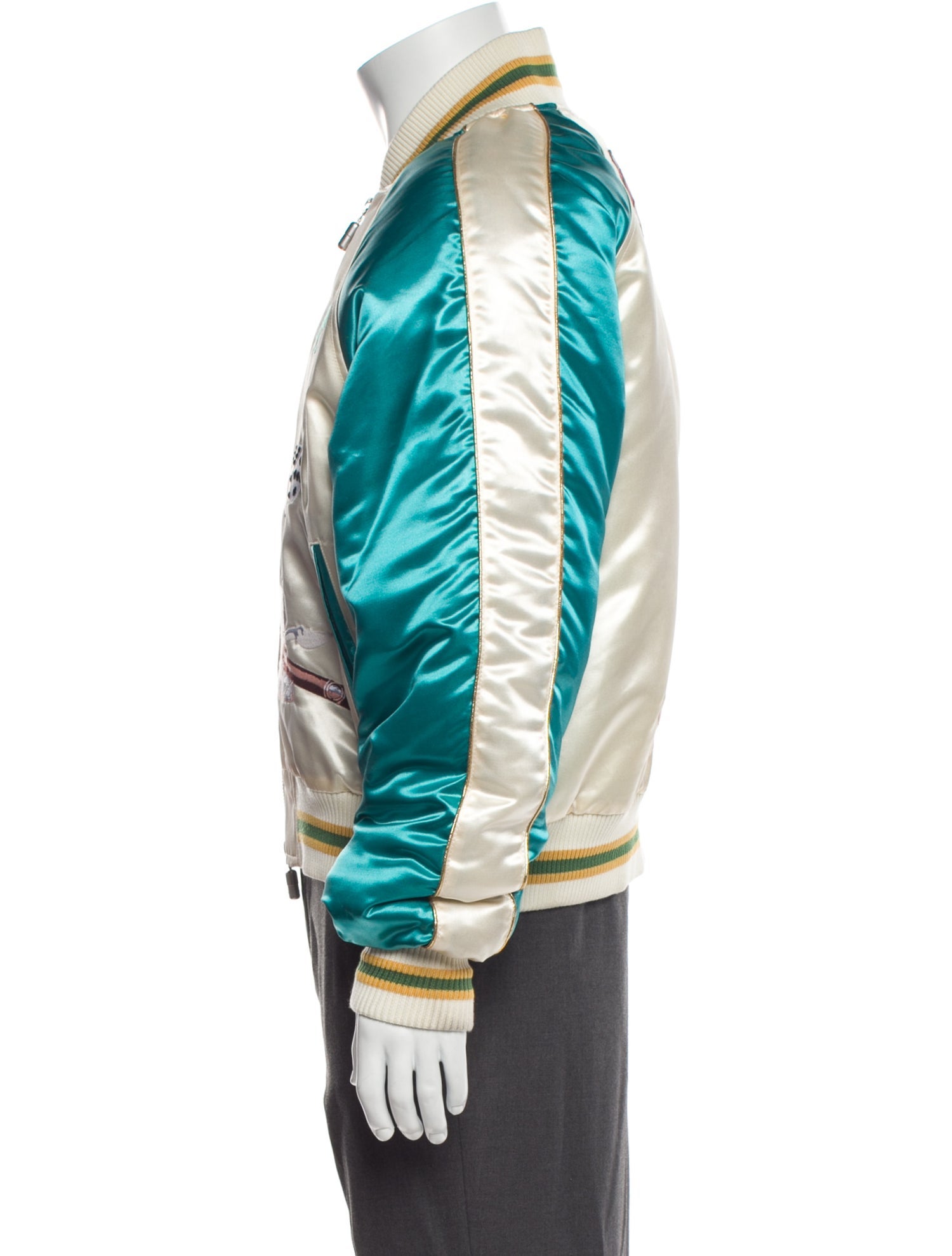 RHUDE Graphic Print Varsity Jacket w/ Tags