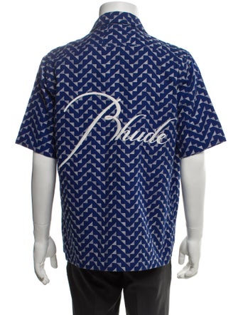 RHUDE Printed Short Sleeve Shirt