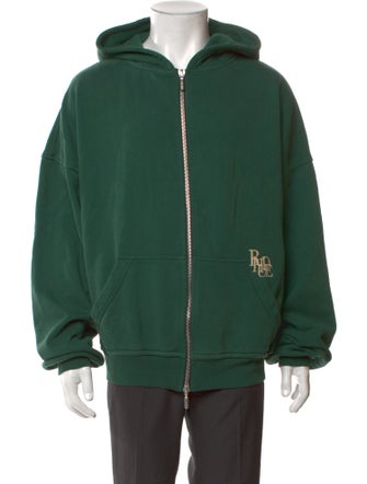 RHUDE Graphic Print Crew Neck Hoodie