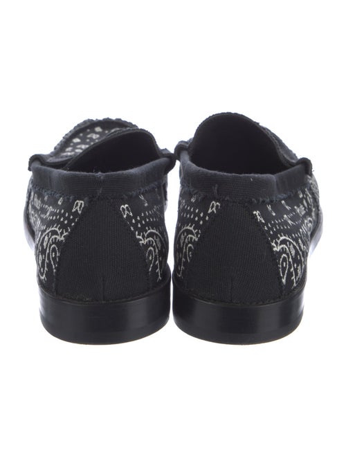 RHUDE Canvas Paisley Print Loafers