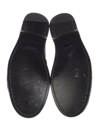 RHUDE Canvas Paisley Print Loafers