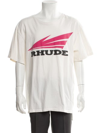 RHUDE Graphic Print Crew Neck T-Shirt
