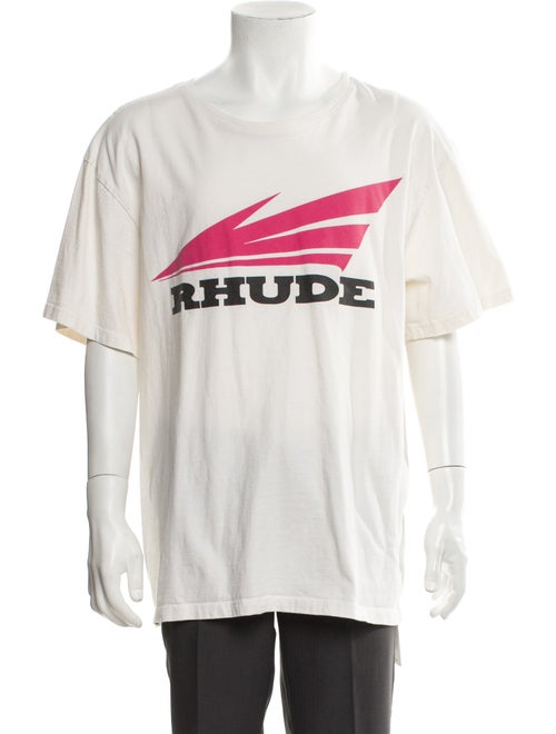 RHUDE Graphic Print Crew Neck T-Shirt