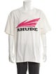 RHUDE Graphic Print Crew Neck T-Shirt