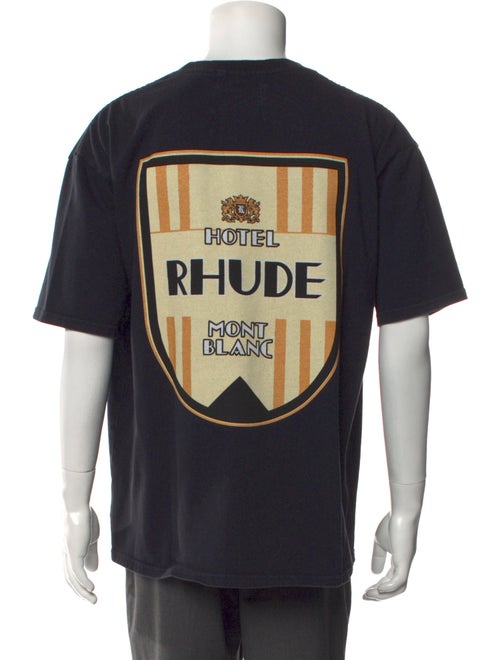 RHUDE Graphic Print Crew Neck T-Shirt