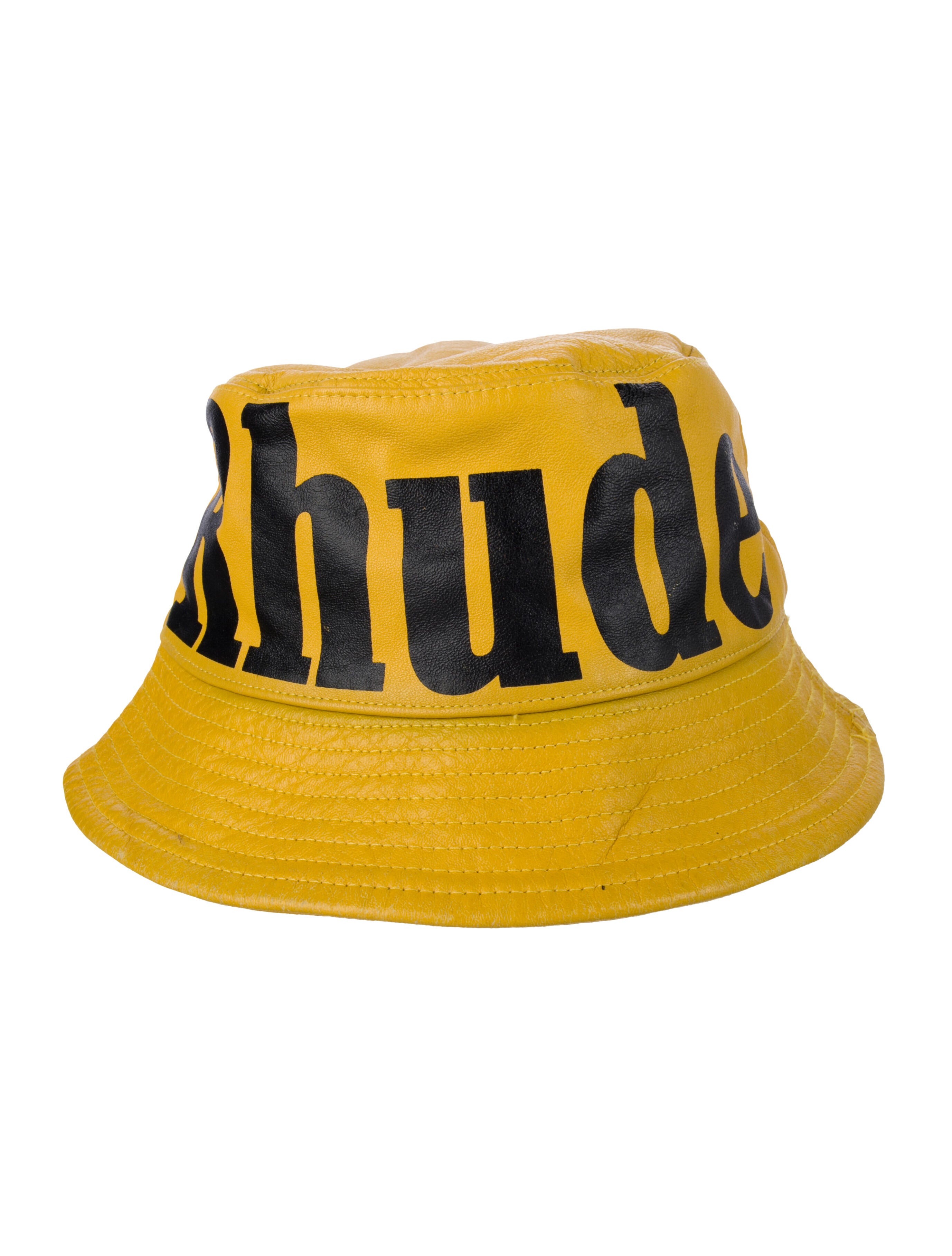 RHUDE Leather Bucket Hat