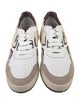 RHUDE Leather Colorblock Pattern Sneakers
